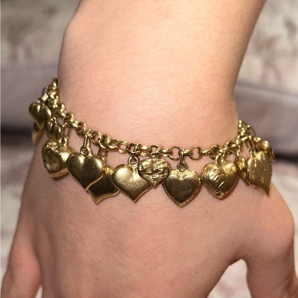 14kt Yellow Gold Charm Bracelet - Picture 11 of 15